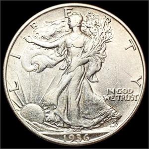 1936-D Walking Liberty Half Dollar CLOSELY