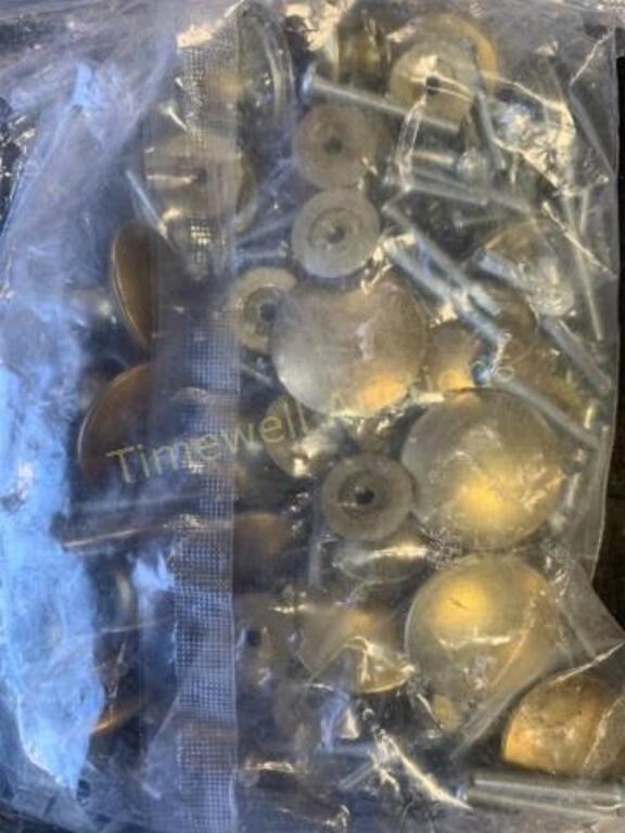 Bag of Brass coloured knobs