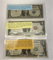 (3) US Bank Notes
