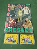 Elvis Presley magnet set and playing cards