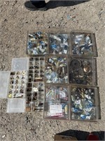 LOT OF 10 BOXES OF LAMP PARTS