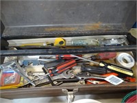 Large Metal Toolbox w/ Contents