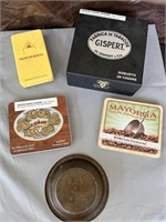 Cigar boxes & tins