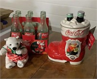 Coca-Cola Christmas Cookie Jar & More