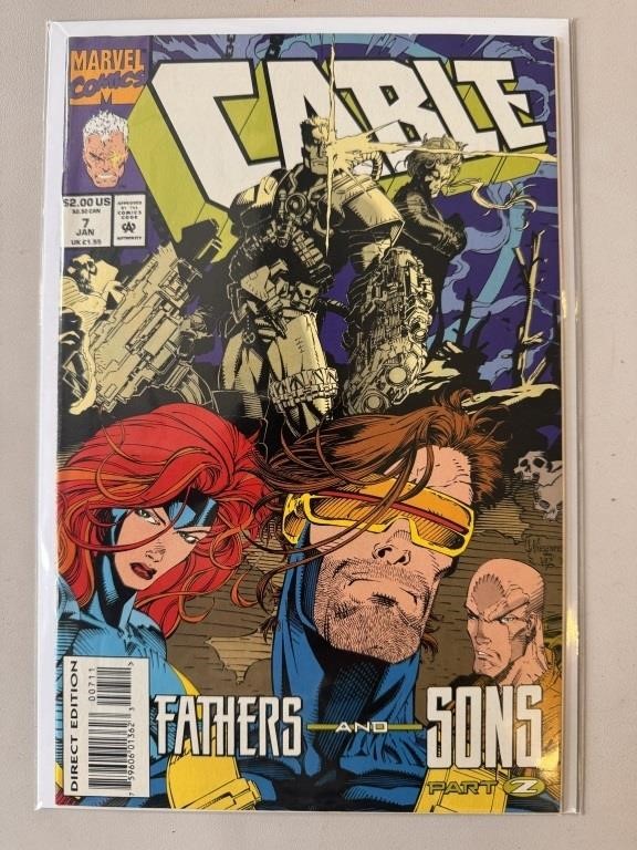 1993 Marvel Comic Cable Part 2 Comic Book