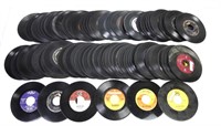 LARGE LOT OF 45'S
