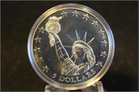 2000 $5 Silver Liberty Coin