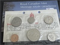 RCM 1977 Canadian Coin Set