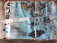 Floor jack, drill press, new in boxes.