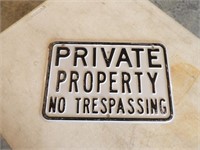 Private Property Sign 12x18