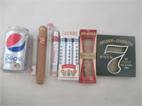 7 paquets et tubes pour cigares