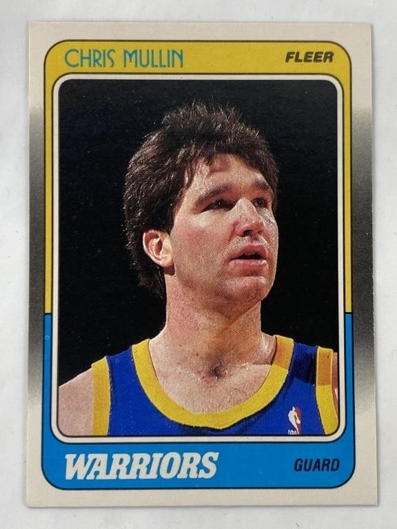 1988 Fleer HOF Chris Mullin Card