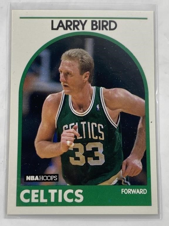 1989 NBA Hoops HOF Larry Bird Card