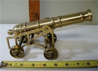 Vtg Brass Model Of British 19th Century Canon