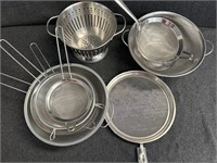 Stainless steel strainers