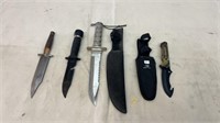Assorted Hunting Knives