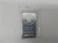 10 ozt .999 silver bar