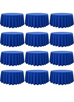 12 Pack Polyester Round Tablecloth
