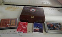 Vintage Box With Playing Cards