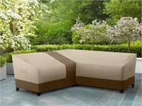 Hampton Bay V-Shape Beige Patio Furniture Cover