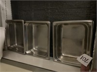 3 Stainless Pans