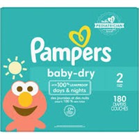 PAMPERS Baby Dry 120 Diapers Size 2