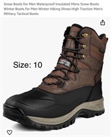 Snow Boots for Men Waterproof Insulated