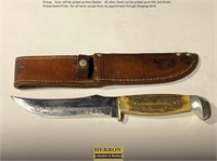 Case Knife w/Leather Sheath