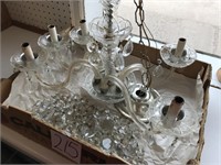 CRYSTAL CHANDELIER FOR PARTS