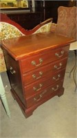 4 DRAWER CHERRY SIDE TABLE