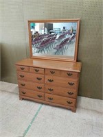 T.F.I. Maple Dresser with Mirror