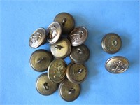 Royal Navy Lot Unifrom Buttons Collection