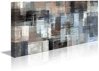 Abstract Wall Art Canvas Print 20"x40"