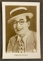 HAROLD LLOYD: Antique Tobacco Card (1932)