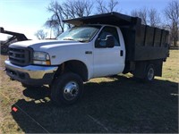 2003 Ford F350 Super Duty XL 4X4 Dump Truck,