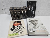 Frank Sinatra Books, DVD's & VHS Lot