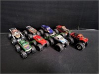 (8) 1:64 Scale Diecast Monster Trucks