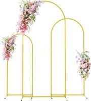 Anmakou Gold Arch Backdrop Stand Set of 3  6FT