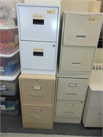 (4) Small Filing Cabinets