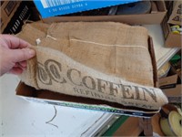 COFFEE BURLAP BAG