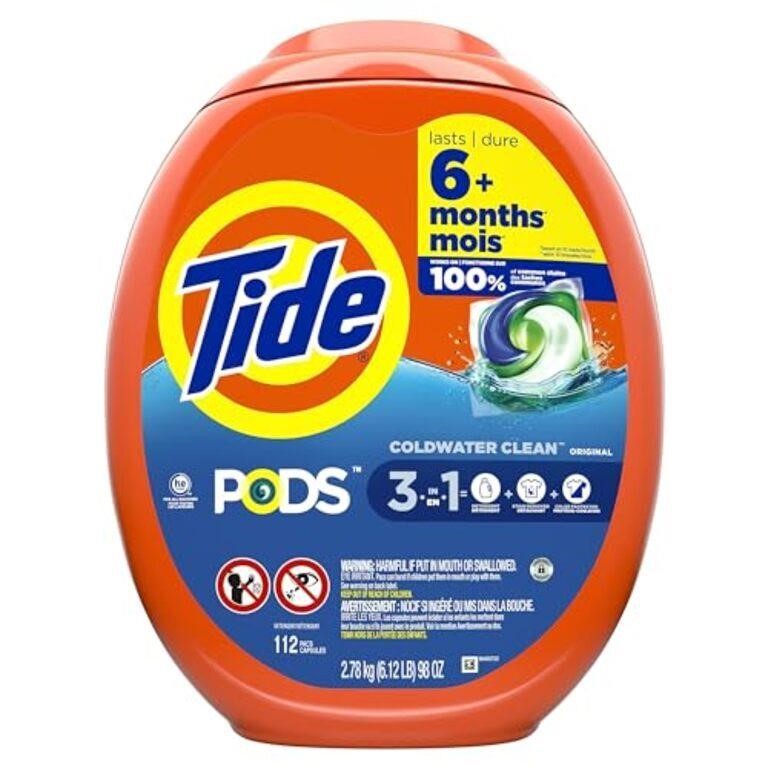 Tide PODS Laundry Detergent Original Scent, 112