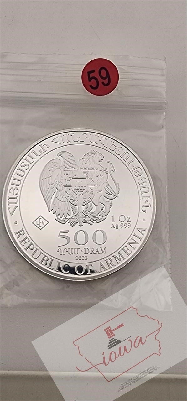 Noah's Ark Republic 1 Oz Silver 2023