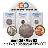Apr26-May03 | Rare US Coins..$4.95 Starting Bid, No Reserve!