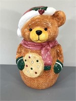 Holiday Bear Cookie Jar