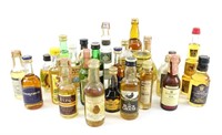 25 Mini Bottles - Whiskey, Brandy and more