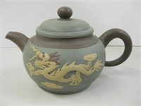 5" Phoenix & Dragon 2 Cup Teapot In Box