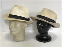 Pair of cowboy hats