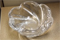 Orrefors (signed) heavy crystal bowl