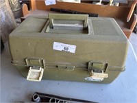 Old Pal Tackle box with contents