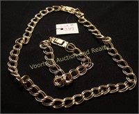 Chain and matching bracelet